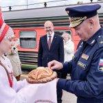 ОТ МОСКВЫ ДО САМЫХ ДО ОКРАИН ПРОЕХАЛ АГИТАЦИОННЫЙ ПОЕЗД МИНОБОРОНЫ РФ